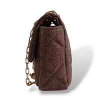 Bolsa Vanessa Bruno Marrom em Tecido