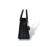 Bolsa Yves Saint Laurent Baby Sac de Jour Croco Preta 
