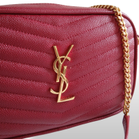 Bolsa Yves Saint Laurent Lou Camera Vermelha 