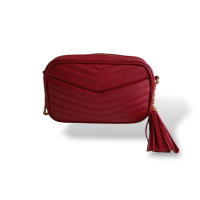 Bolsa Yves Saint Laurent Lou Camera Vermelha 