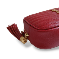 Bolsa Yves Saint Laurent Lou Camera Vermelha 