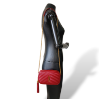 Bolsa Yves Saint Laurent Lou Camera Vermelha 