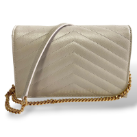 Bolsa Yves Saint Laurent Cassandre Off White Ferragem Gold 
