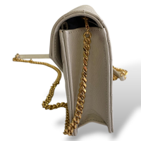 Bolsa Yves Saint Laurent Cassandre Off White Ferragem Gold 