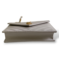 Bolsa Yves Saint Laurent Cassandre Off White Ferragem Gold 