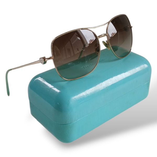 Óculos Tiffany Aviador Dourado-3037