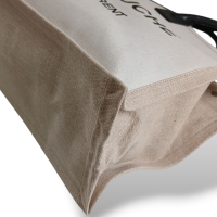 Bolsa Tote Yves Saint Laurent Rive Gauche Natural Bege