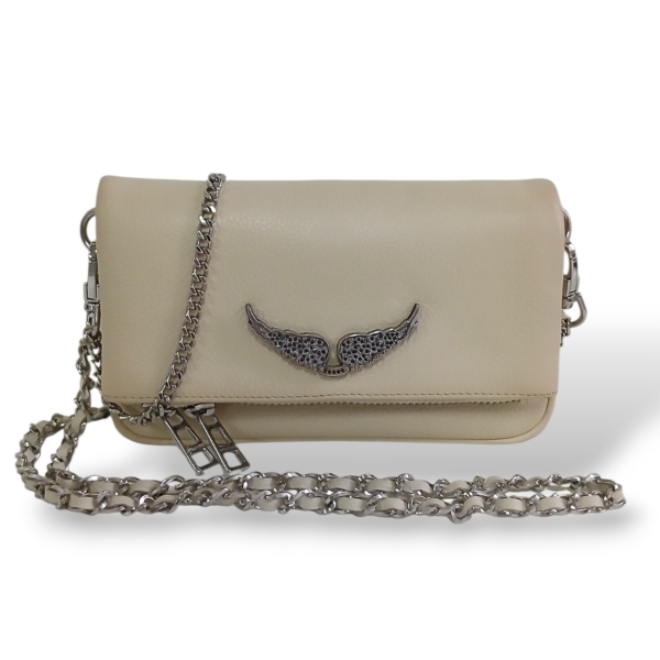 Bolsa Zadig & Voltaire Rock Nano Off White