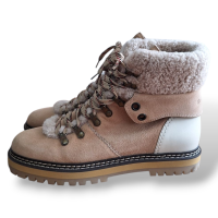 Bota See by Chloé Eilieen De Couro Com Pelos