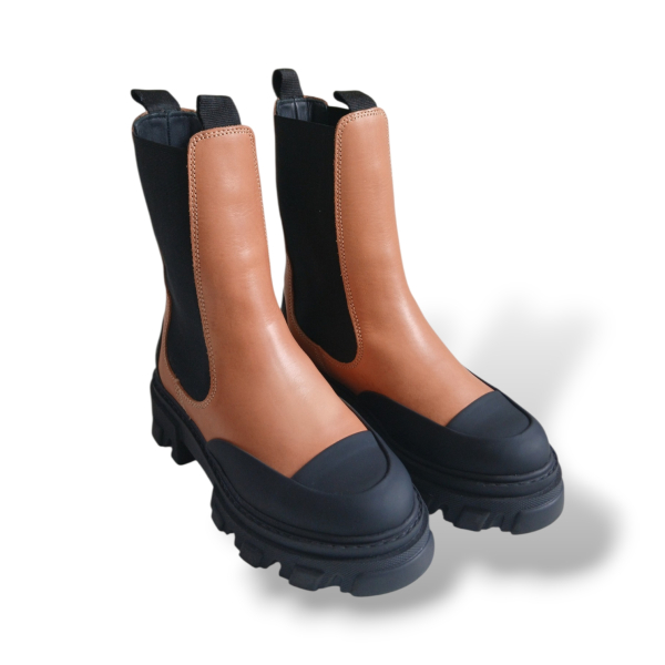 Bota Ganni Bicolor Tratorada - 37 
