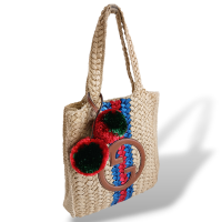 Bolsa Gucci de Raffia 