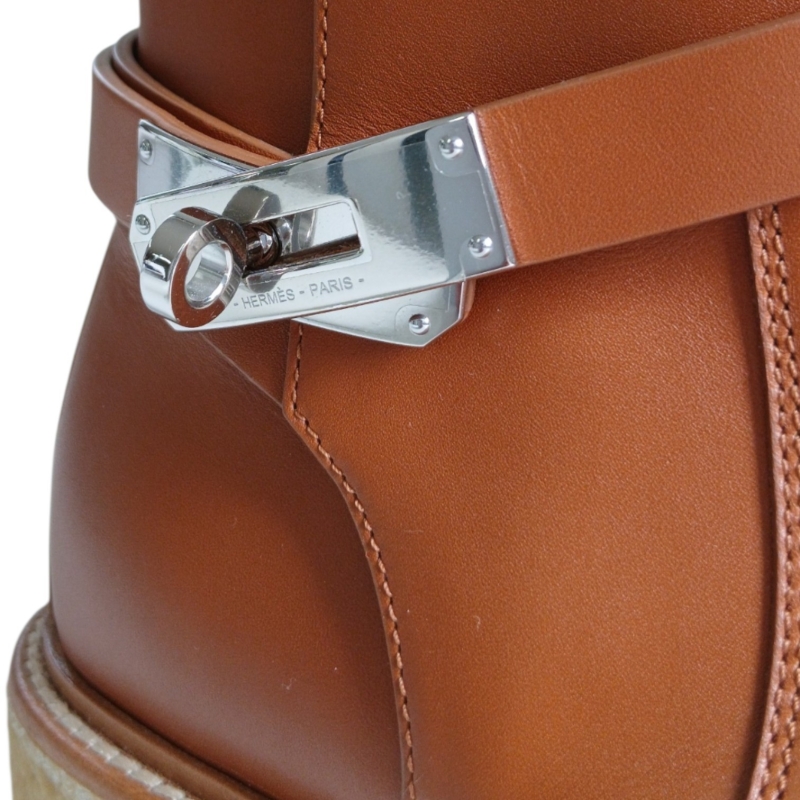 Bota Hermès Kelly Caramelo - 36 