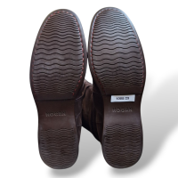 Bota Hogan Marrom de Camurça Cano Longo - 38