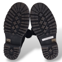 Bota Jimmy Choo Preta Detalhe PomPom-38 Bota Jimmy Choo Preta Detalhe PomPom-38