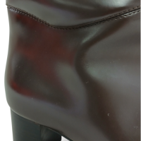 Bota Christian Louboutin Marrom Cano Alto-35