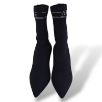 Bota Miu Miu Preta Estilo Meia - 36