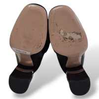 Bota Miu Miu Preta de Couro - 37