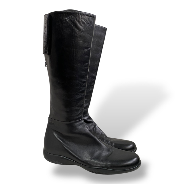 Bota Prada Preta Cano Longo - 37