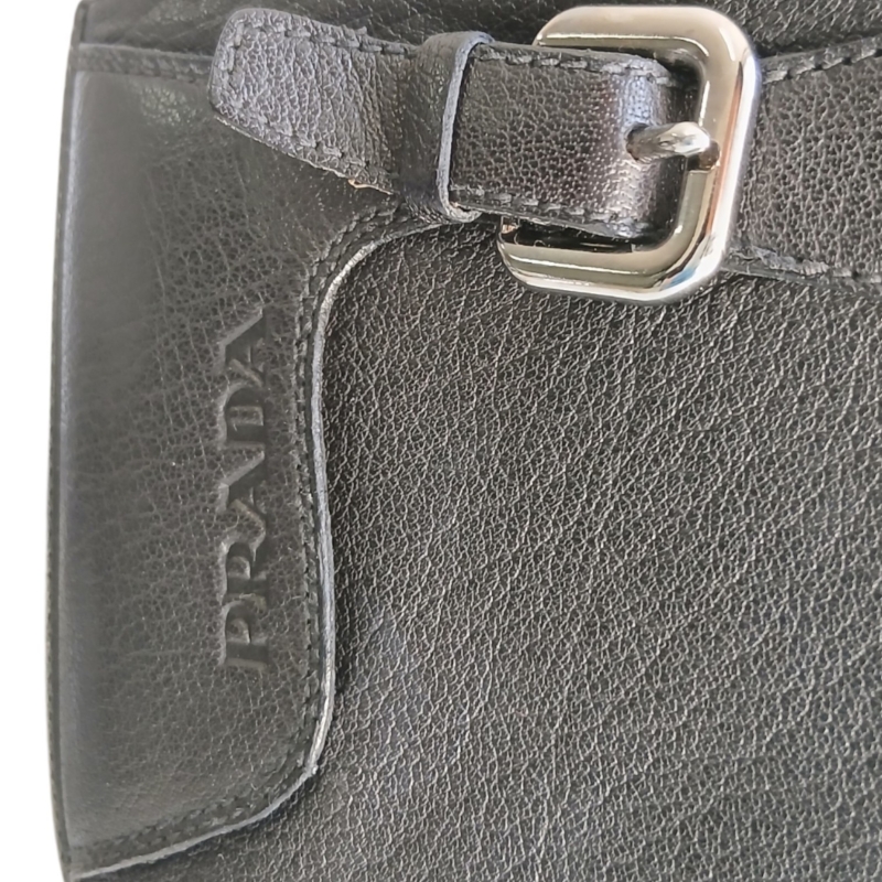 Bota Prada Couro Preto - 36 