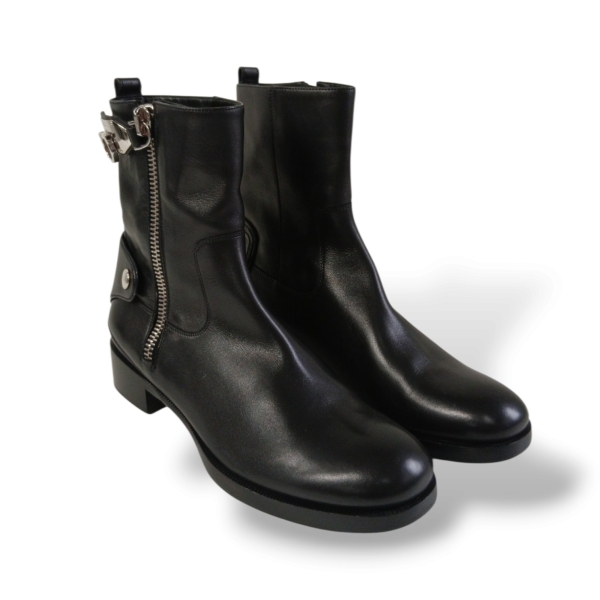 Bota Salvatore Ferragamo Couro Preto - 36 