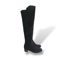 Bota Stuart Weitzman Camurça Preta - 36