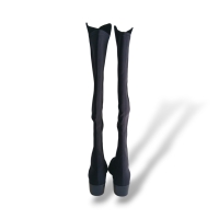 Bota Stuart Weitzman Camurça Preta - 36