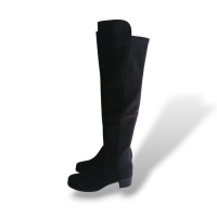 Bota Stuart Weitzman Camurça Preta - 36