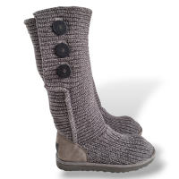 Bota Uggs Tricot Cinza-38