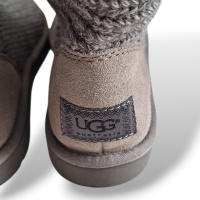 Bota Uggs Tricot Cinza-38