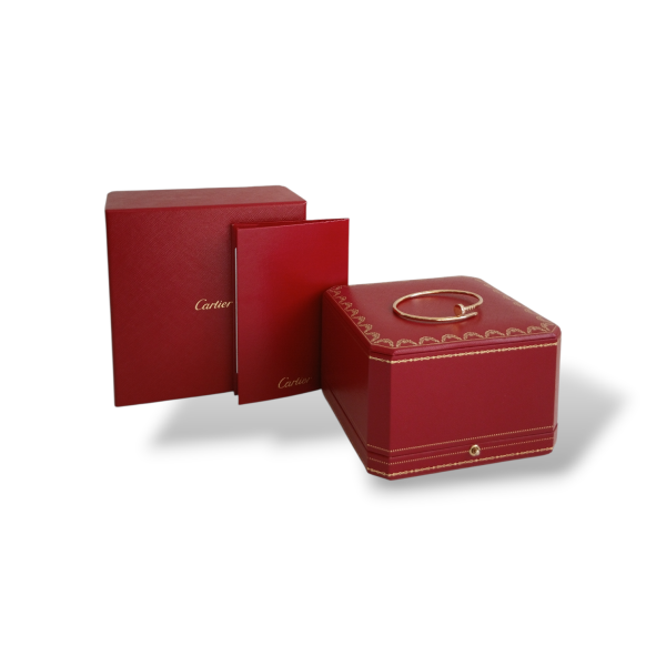 Bracelete Cartier Juste Un Clou com Brilhantes em Ouro Amarelo