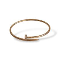 Bracelete Cartier Juste Un Clou com Brilhantes em Ouro Amarelo