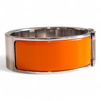 Bracelete Hermès Clic Clac H Laranja