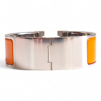 Bracelete Hermès Clic Clac H Laranja