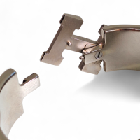 Bracelete Hermès Clic Clac H Laranja