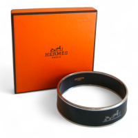 Bracelete Hermès Calèche Preto Bracelete Hermès Calèche Preto