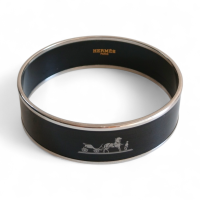 Bracelete Hermès Calèche Preto Bracelete Hermès Calèche Preto