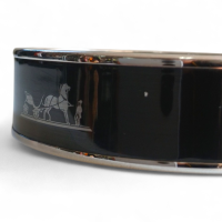 Bracelete Hermès Calèche Preto Bracelete Hermès Calèche Preto