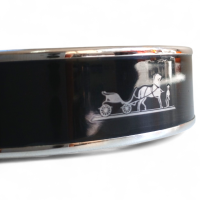 Bracelete Hermès Calèche Preto Bracelete Hermès Calèche Preto