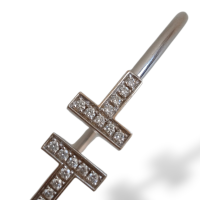 Bracelete Tiffany & Co T Wire Brilhantes