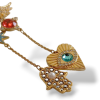 Brinco Swarovski Lucky Goddess Dourado Brinco Swarovski Lucky Goddess Dourado