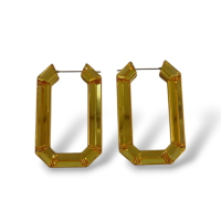 Brinco Swarovski Dourado Brinco Swarovski Dourado