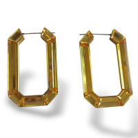 Brinco Swarovski Dourado