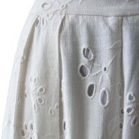 Calça Adriana Degreas Tecido Branco - M Calça Adriana Degreas Tecido Branco - M
