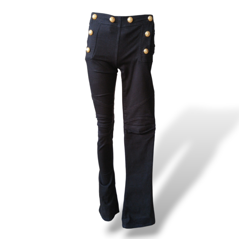 Calça Balmain Jeans Preta - 34 