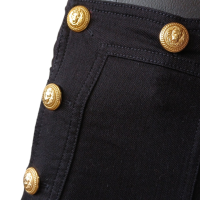 Calça Balmain Jeans Preta - 34 