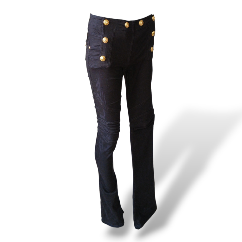 Calça Balmain Jeans Preta - 34 