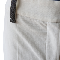 Calça Brunello Cucinelli Tecido Branco - 36