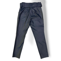 Calça Couro Renatta Gomes Azul -M