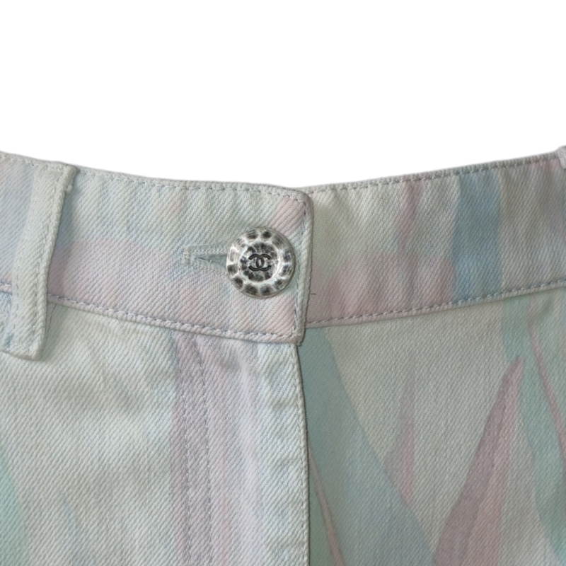 Calça Chanel Tecido Estampada - 36 
