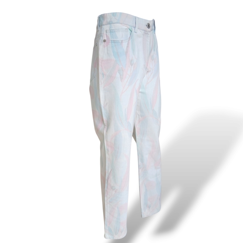 Calça Chanel Tecido Estampada - 36 
